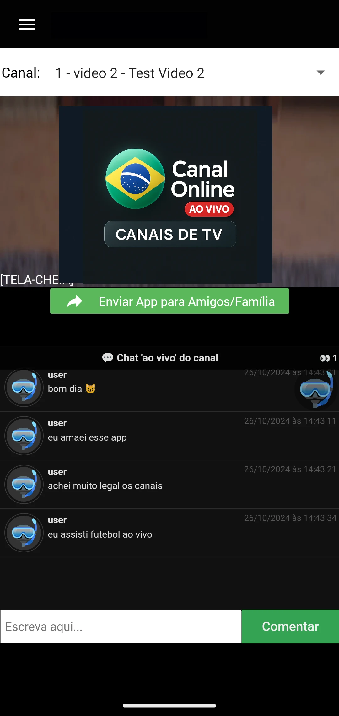CanalOnline - TV ao vivo screenshot